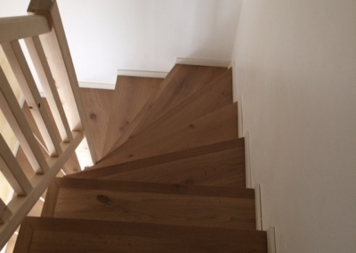 Parquet réalisation escalier - Sols Passion