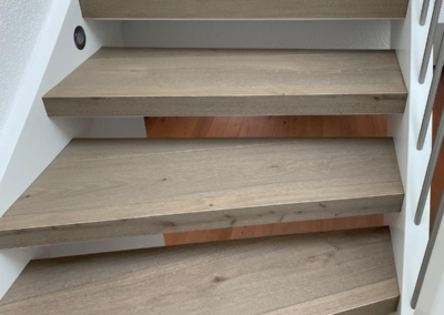 Pose de parquet escalier - Sols Passion