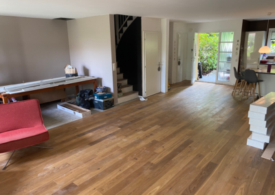 Revêtement de sol parquet salon - Sols Passion