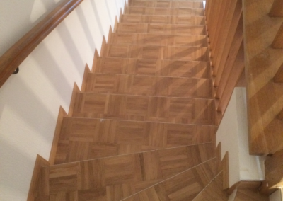 Sol escalier parquet - Sols Passion